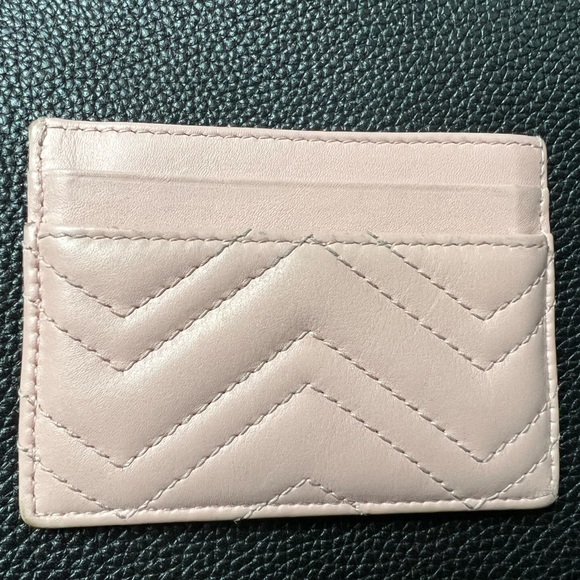 Pink Gucci Marmont Card Holder (not sure why it says sold on my page) - Picture 2 of 4
